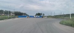 南露天煤矿四号路改造工程开始施工