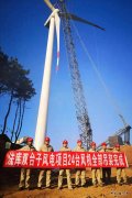 辽宁新bsport体育公司：法库双台子风电项目全部风机吊装完成