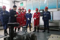 蒲白矿业公司党委书记、董事长问永忠一行到建庄矿业调研指导工作