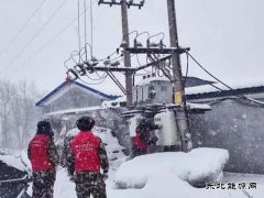 战暴雪、保供电—集贤县供电公司在行动