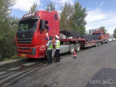 哈巴河执法大队： 持续开展路警联合治超、确保道路安全畅通