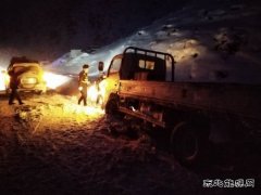 富蕴执法大队：昼夜奋战 联合救援保平安