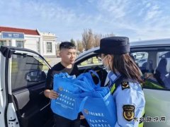 北屯执法大队：清明坚守保畅通 普法宣传护平安